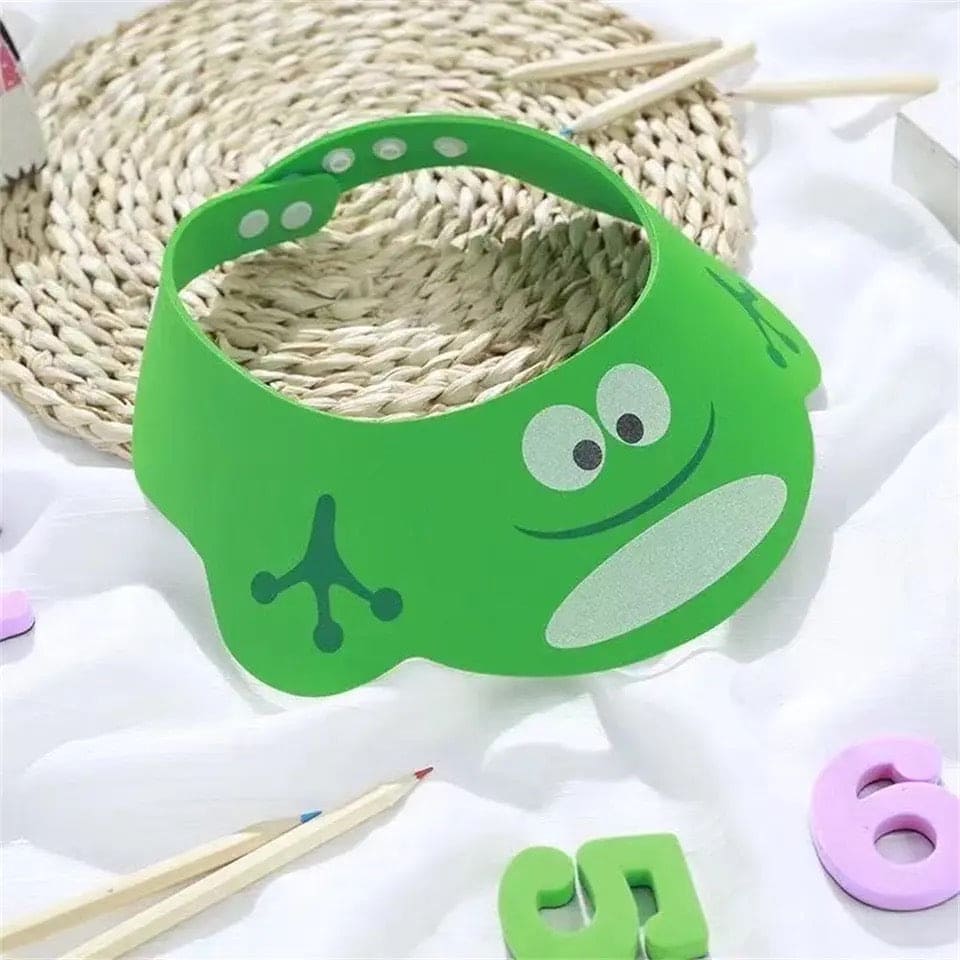 Baby Hair Wash Cap, Waterproof Bath Cap, Adjustable Visor Hat For Shower, Eye Shampoo Splash Guard, Infant Girl Boy Ear Protection Shampoo Cap, Children Hair Wash Hat Head Cover