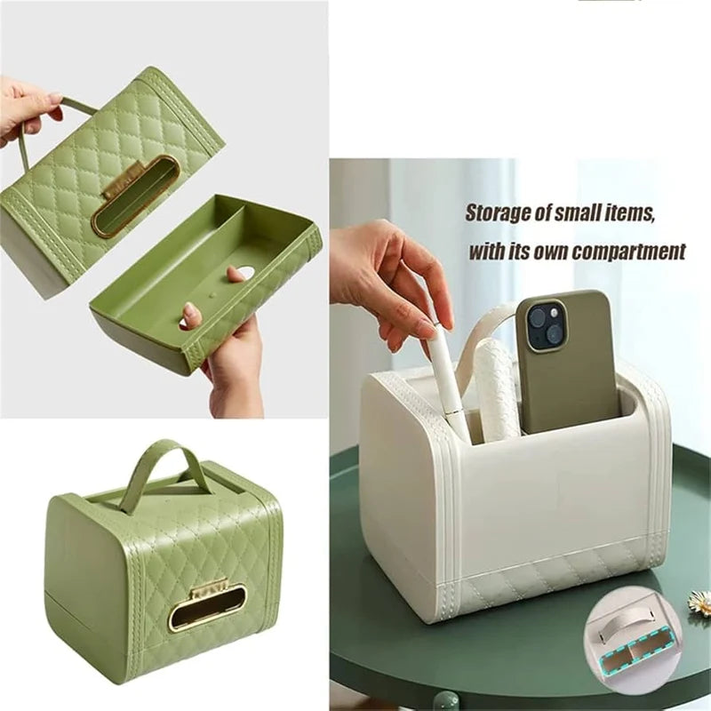 Handbag-Shaped Tissue Box, Tissue Box Room Table Top Decoration for Bedroom, Office