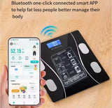 USB Charging Body Fat Scale With Bluetooth App, Smart Wireless Digital Weight Scale, Body Composition Analyzer Testing Scale