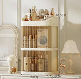 Large Capacity Makeup Storage Box, Dust Proof Dressing Table Storage Rack, Cosmetics Drawer Organizer