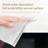 Steel Wire Dishwashing Cloth, Rust Removal Scouring Pad, Double Side Steel Wire Washing Brush, Multipurpose Steel Wool Rag, Reusable Steel Wool Dishcloth, Silver Wire Wipes Dish Towel, Non Scratch Wire Dishcloth