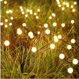 Led Solar Firefly Lights, Outdoor Garden Lawn Lights, Waterproof Swaying Light, Party Decorations Solar Lamp