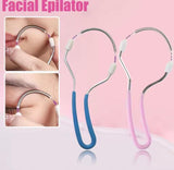 Facial Hair Removal Stick Roller, Face Cleaning Spring Hair Removal Epilator, Handheld Spring Roller Device