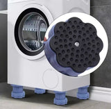 Pack Of 4 Anti Vibration Washing Machine Pads, Adjustable Height Anti Shock Foot Pad, Anti Slip Furniture Foot Pad