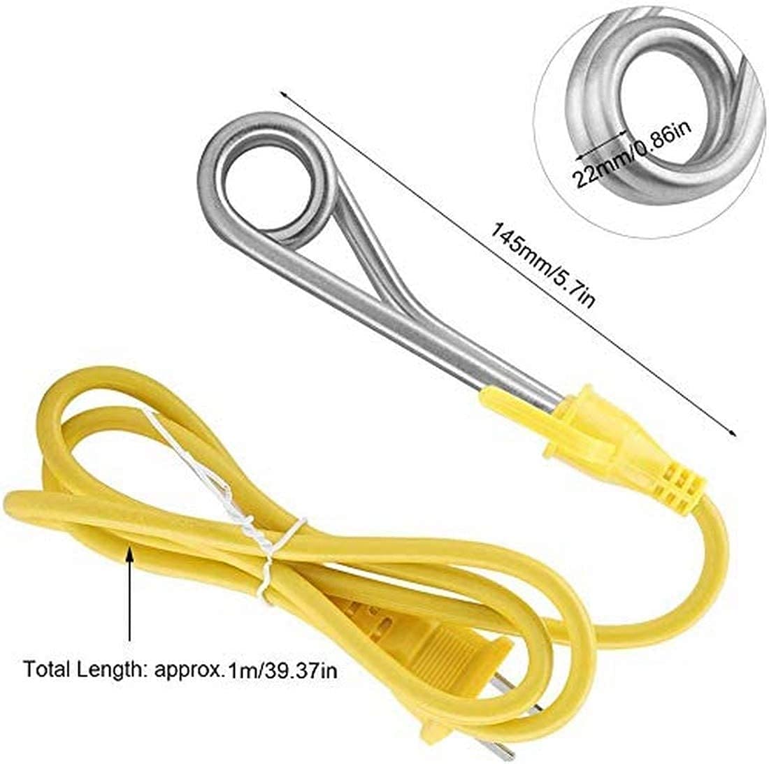 Coffee Maker Rod, Electric Mini Small Warming Rod, Mini Tea/coffee Boiler Immersion Rod, Small Immersion Water Heater Rod, Tea Coffee Milk Soup Warmer, Instant Water Heater, Travelling Liquid Heater Rod