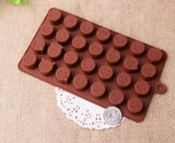 Smiley Shape Silicone Chocolate Mold, Cake Decorating Tools, Silicone Emoji Chocolate Molds