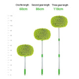 Microfiber Car Wash Brush, Mitt Sponge With Long Handle, Telescopic Cleaning Mop,  Adjustable Super Absorbent Washing Mop, 2 In 1 Wash Dust Cleaning Mop, Multifunctional Home Automobile Dust Removal Mop