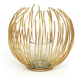 Geometric Metal Candle Holder, Gold Lantern Metal Candlestick, Nordic Home Decor Wrought Iron Candle Holder, Metal Crafts Modern Desktop Candle Holder, Metal Candlestick Wedding Bedroom Table Decoration