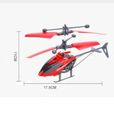 Mini RC Helicopter, 2Ch Electric Rc Flying Toy, Plastic Flashing Light Plane Toy, Mini Drone Flying Helicopter, Rechargeable Hand-Sensing Drone Copter Toy, Realistic Indoor Outdoor RC Helicopter Toy