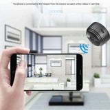 Mini Smart Camera, Network Monitor Security IR Camera, Home Security Wireless Camera, Hidden Spy Camera, Small Indoor Outdoor White Video Recorder Cam, WiFi Motion Detects Magnetic Camera, Small HD Nanny Cam with Night Vision & Motion Detection