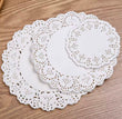 Fried Food Special Bottoms, Fried Food Oil Absorbing Paper, Round Lace Coaster Place Mat, Multipurpose White Lace Napkin, Fried Food Paper Tray Lace