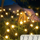 Led Solar Firefly Lights, Outdoor Garden Lawn Lights, Waterproof Swaying Light, Party Decorations Solar Lamp