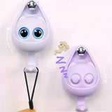 Cat Eye Wall Hook, Cute Cartoon Big Eyes Wall Hanger, Creative Cat Hook With Movable Eyes, Self Adhesive Hooks for Clothes Hat Scarf, Home Decoration Wall Shelf Hanger