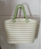 Portable Handheld Picnic Basket, Handheld Kitchen  Grocery Basket, Multipurpose Laundry Basket, Creative Hollow Out Shower Basket