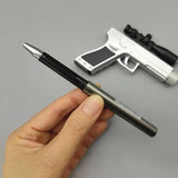Pistol Shape Gel Pen,  Creative Gun Shape Gel Pen Light, ED Weapon Gel Pen, Refill Pen, Stationery School Supplies, Gun Toy Gel Pen, Sniper Rifle Gel Pen for School Student Writing Kids