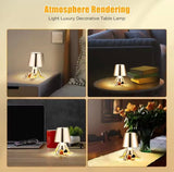 Lazy Man Mini Lamp, Modern Gold Mood Lamp, Mini Buddy Glow Lamp, Tiny Mood Gold Lamp