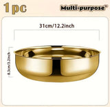 Multi Purpose Mixing Bowl with Transparent Lid, Rustproof Stainless Flour Mixing Bowl, Food Preparation Kitchen Bowl