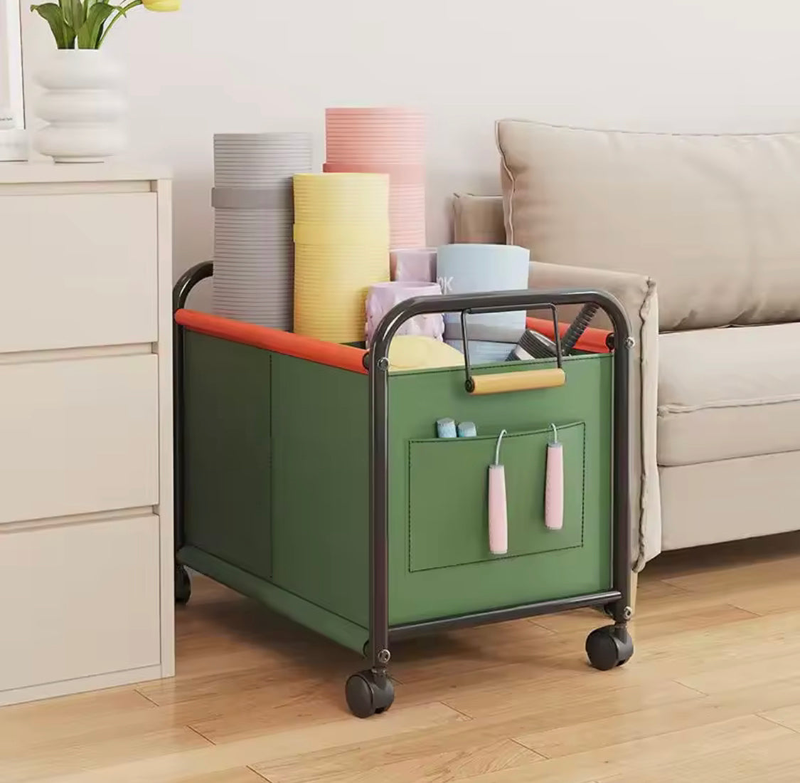 Kids Bedroom Toys Storage Box, Multipurpose Bedroom Organizer, Household Toys Storage Racks With Wheels, Storage Closet Organizer