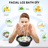 Cooling Facial Ice Bowl For Skincare, Face Ice Therapy Bowl For Daily Skincare, Portable Silicone Ice Bath Bowl For Face Care