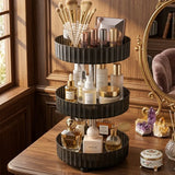 Royal Rotating Cosmetic Organizer, Rotating Vanity Storage Shelf, Multifunction Makeup And Skincare Organizer