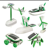 New 6 In 1 Solar Robot Kit, Solar Toy Student Learning Machine, Kids Toy Of Science And Technology