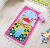 Kids Janamaz Rug With Gift Box, Children Prayers Mat With Tasbeh, Islamic Gifts Set With Prayers Beads With Coin Box, Kids Camera, Travel Prayer Mat