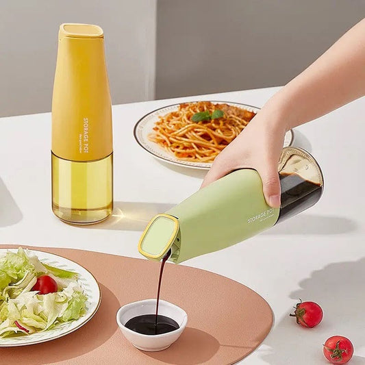 450Ml Oil Storage Pot, Auto Flip Kitchen Oil Bottle, Cooking Oil Dispenser For Kitchen, Automatic Opening Oil Bottle, Kitchen Non Hanging Oil Seasoning Bottle, Food Grade Condiment Bottle, Drip Free Spout Oil Container