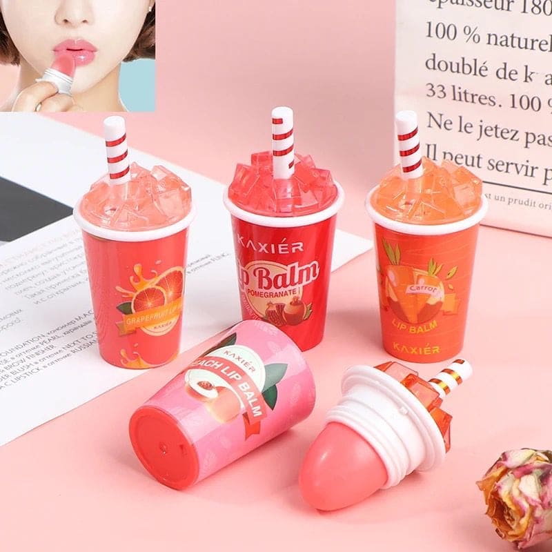 Crush Cup Lip Balm, Ice Cream Drink Bottle Lipgloss, Coke Shape Natural Lip Balm, Long Lasting Moisturizing Lipstick, Anti Drying Hydration Lip Care