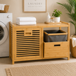 LAUNDRY STORAGE HAMPER CABINET