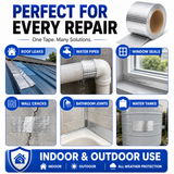 Waterproof Leak Repair Tape 5M | Roof, Pipe & Crack Repair Aluminum Foil Tape