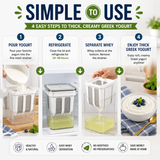 Homemade Greek Yogurt Maker 1100ml | Multipurpose Food Filter Strainer