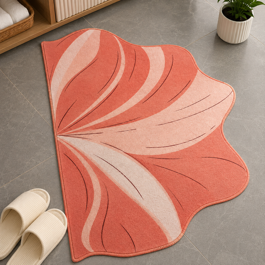 MATRUGS CORAL SHELL SHAPE NON-SLIP DECORATIVE FLOOR MAT