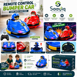 Multiplayer RC Bumper Cars for Kids – 2 Remote Control Cars with Pop-Up Drivers, Lights & Sounds