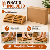 Wooden Foot Massage Roller | Natural Wooden Foot Roller for Daily Relaxation & Comfort