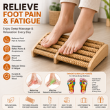 Wooden Foot Massage Roller | Natural Wooden Foot Roller for Daily Relaxation & Comfort