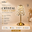 Luxury Crystal Table Lamp – Modern LED Touch Lamp with Crystal Shade