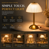 Umbrella Table Lamp – Modern Rechargeable LED Touch Lamp