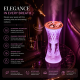 Crystal Night Light Humidifier – 7 Color LED Aroma Diffuser for Home