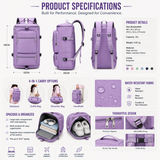 Trendy Travel & Gym Backpack – Multi-Purpose Large Capacity Bag