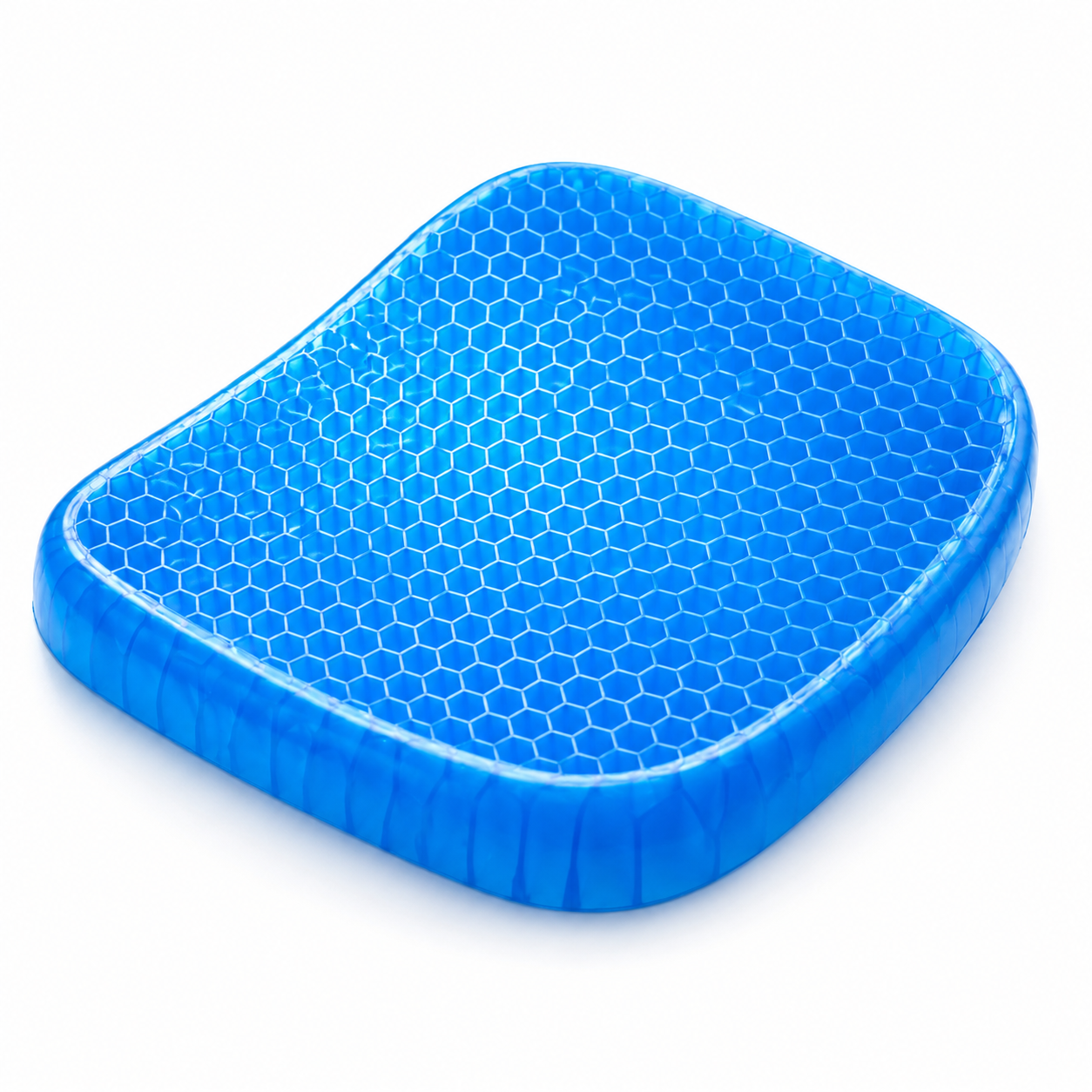 Gel Seat Cushion for Long Sitting | Orthopedic Honeycomb Cushion for Office, Car & Home