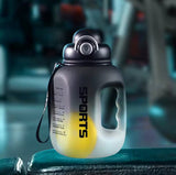 Portable Sport Water Bottle, Large Capacity Outdoor Travel Water Bottle, Gradient Gym Drink Bottle, Plastic Reusable Water Cup