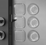 6Pcs Silicone Door Mute Stickers, Wall Protectors Door Stopper, Self Adhesive Wall Knobs