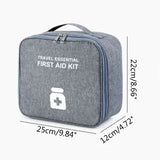 Travel Pharmacy Bag, First Aid Kit Pouch, Medicine Storage Bag for Home, Office, Outdoor, Waterproof Survival Emergency Bag, Travel Rescue Pouch, First Responder Medical Bag, Medical Supplies Organizer Bag, Multifunctional Large Capacity Bag