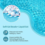 Reusable Cooling Eye Mask, Hot And Cold Therapy Eye Mask For Puffiness, Soothing Ice Pack Eye Mask, Cooling Eye Mask With Gel Bead