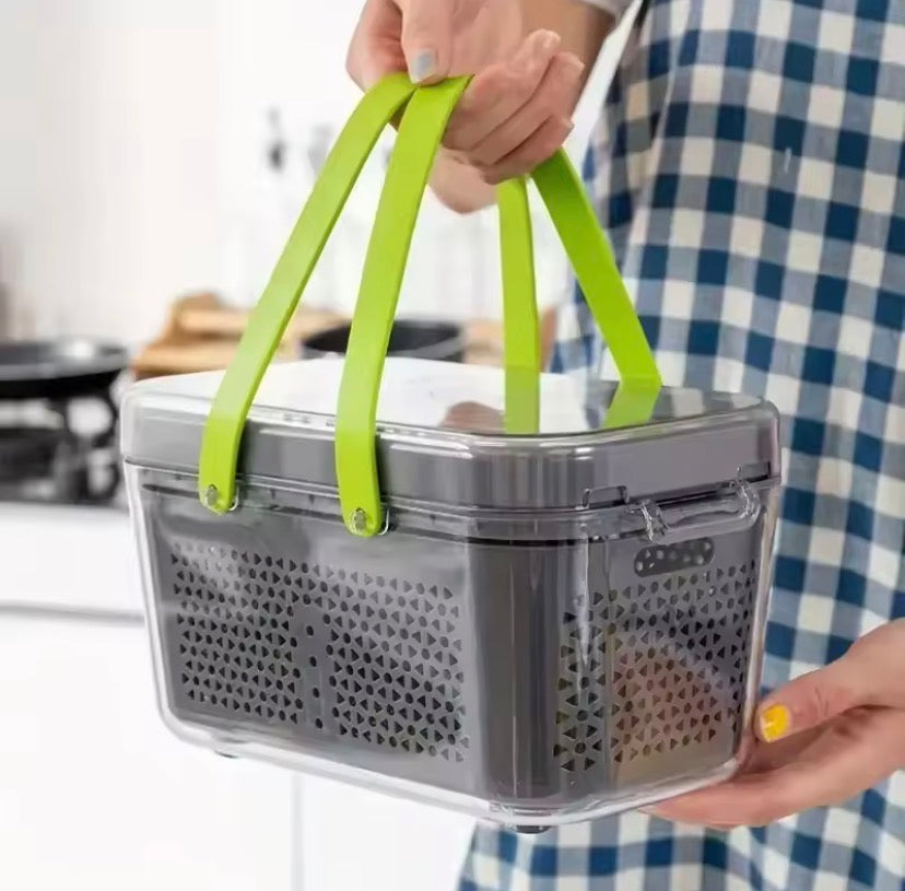 22 In 1 Fruit Vegetable Slicer With Storage Container, Multifunctional Vegetable Cutter, Manual Hand Food Chopper, Kitchen Gadgets