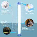 Adium Camping Inflatable Light, New Tent Portable Camping Light, USB Interface Outdoor Camping Light, Foldable Inflatable Camping Light