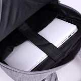 Leisure Computer Backpack, USB Interface Backpack, Rechargeable Waterproof Backpack, Large Capacity Student Bookbag, Laptop Backpack with USB Charging Port, Briefcase Computer Backpack