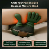 Heated Pillow Neck And Back Massager, Bionic Neck Shoulder Massager, Electric Kneading Muscles Massager