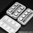6 Grid Steel Ice Cubes With Clip, Quick Frozen Iced Square Chilling Stone, Reusable Chilling Ice Cubes, Rust-proof Ice Tartar, Multipurpose Kitchen Ice Cube With Tong