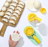 3 In 1 Kitchen Dumpling Mold,  Dumpling Maker Mold, Dough Skin Molder Machine, Rolling Dough Dumpling Machine, Manual Tortilla Maker, Dough Pressing Tool, Kitchen Dumpling Making Tool